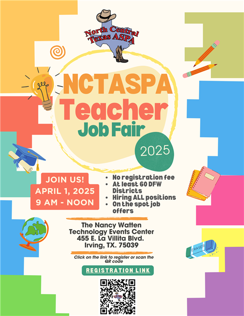 NCTASPA Job Fair flyer